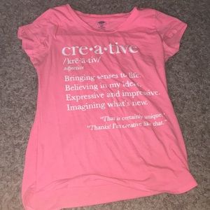 Creative definition shirt